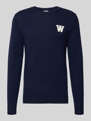 Sweter z dzianiny z Wełna jagnięca Model 'Tay' od Wood Wood - 5