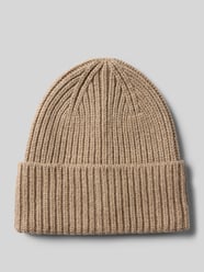 Strickmütze mit breitem Umschlag Modell 'Beky soft' von Someday Beige - 46