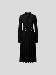 Midikleid mit Taillengürtel von Victoria Beckham Schwarz - 34