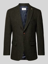 Regular Fit Harris Tweed Sakko aus Schurwolle Modell 'Theo' von Carl Gross - 40