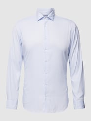 Super Slim Fit Business-Hemd mit Kentkragen von Seidensticker Super SF Blau - 1