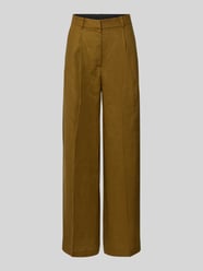Straight Fit Leinenhose mit Bügelfalten Modell 'Tempoli' von MANGO - 39