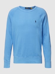 Sweatshirt mit Brand-Stitching von Polo Ralph Lauren Blau / Türkis - 38