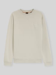Regular Fit Sweatshirt aus reiner Baumwolle Modell 'Westart' von BOSS Orange Beige - 13