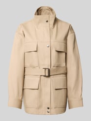 Funktionsjacke mit Taillengürtel Modell 'ODIN' von Anine Bing Beige - 41