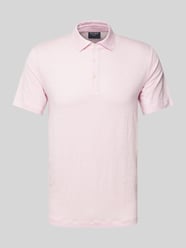 Poloshirt met korte knoopsluiting van OLYMP Level Five Fuchsia - 25