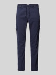 Slim Fit Cargohose mit Kordelzug Modell 'Gymdigo' von Pepe Jeans Blau - 11