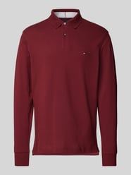 Poloshirt mit Label-Stitching von Tommy Hilfiger Rot - 30