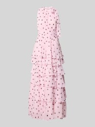 Abendkleid mit Rüschenbesatz Modell 'Marli' von Neo Noir Pink - 17