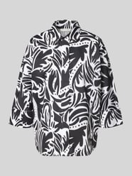 Blouse met verdekte knoopsluiting en 3/4-mouw van Christian Berg Woman - 40