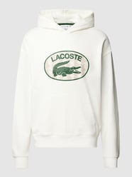 Hoodie mit Logo-Print von Lacoste Beige - 25