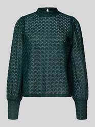 Regular fit kanten blouse met ronde hals, model 'BECCA' van Vero Moda - 3