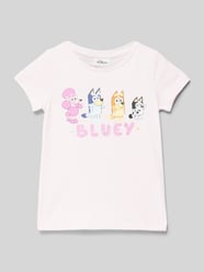 Regular Fit T-Shirt aus reiner Baumwolle mit Bluey®-Print von s.Oliver RED LABEL Pink - 17