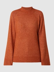 Pullover met opstaande kraag, model 'Cleo' van Saint Tropez Bruin - 43