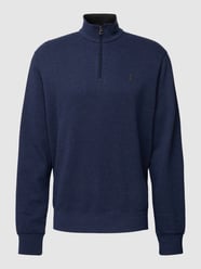 Sweatshirt mit Label-Stitching von Polo Ralph Lauren Blau / Türkis - 40