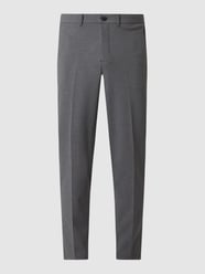 Slim Tapered Fit Hose mit Stretch-Anteil Modell 'James' von SELECTED HOMME Grau - 39