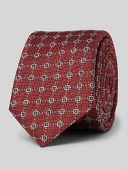 Krawatte mit Allover-Muster von BOSS Bordeaux - 21