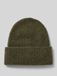 Beanie met brede rand, model 'MALINE' van Selected Femme Groen - 37