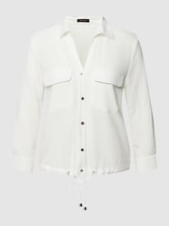 Overhemdblouse met klepzakken van More & More Wit - 43