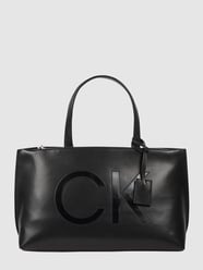 Shopper in Leder-Optik   von CK Calvin Klein Grau / Schwarz - 41