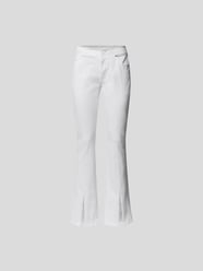 Slim Fit Jeans mit Fransen von Frame Weiß - 17