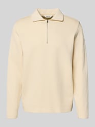 Sweatshirt van katoenmix, model 'KEV' van SELECTED HOMME - 10