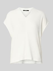 T-shirt z krótkim rękawem i dekoltem w serek model ‘Kalani’ od someday. - 38
