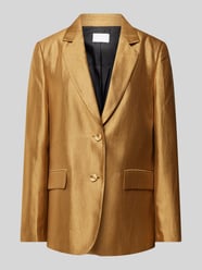 Regular Fit Blazer aus Viskose-Mix mit Pattentaschen von Jake*s Collection Gold - 18