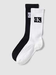Sokken met logostitching in een set van 2 paar van Calvin Klein Jeans Wit - 15