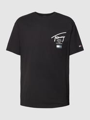 T-Shirt mit Label-Detail Modell 'MODERN ESSENTIALS' von Tommy Jeans Schwarz - 16