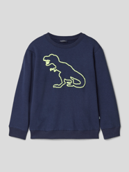 Bluza z nadrukiem z motywem od Blue Seven Niebieski - 28