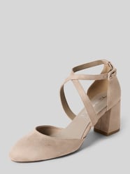 Pumps met gekruiste riempjes van Tamaris Beige - 40