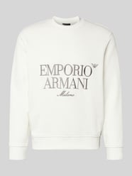 Sweatshirt mit Label-Stitching von Emporio Armani - 46