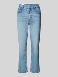 Straight Fit Jeans mit Knopfverschluss von Gant Blau - 38