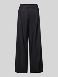 Wide Leg Leinenhose mit Eingrifftaschen Modell 'Halati' von HUGO - 41