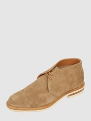 Desert Boots aus Veloursleder von Berwick Beige - 33