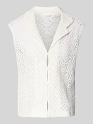 Relaxed Fit Crochet-Weste mit Lochmuster von Christian Berg Woman - 27