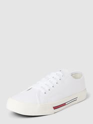Sneaker mit Label-Details Modell 'CANVAS' von Tommy Jeans Weiß - 24