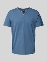 T-Shirt mit Serafino-Ausschnitt von Lerros - 2