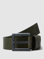 Ledergürtel mit Label-Gravur von G-Star Raw Grün - 2