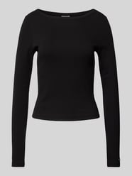 Longsleeve mit Rundhalsausschnitt Modell 'Ease' von AIMN Schwarz - 1