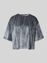 Oversized Crop Top mit Samt-Optik von Christian Berg Woman - 4
