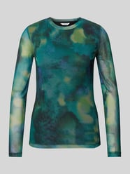 Longsleeve mit Rundhalsausschnitt Modell 'Paloma' von B.Young Blau - 6