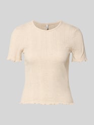 t-shirt o kroju slim fit z mieszanka bawełny model 'TENNA' od ONLY - 8