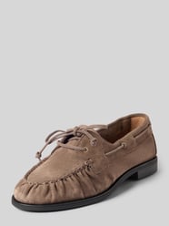 Loafers van echt leer model 'Lycia' van BOSS Beige - 24