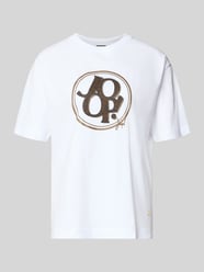 T-shirt met labelprint, model 'Tashi' van JOOP! - 2