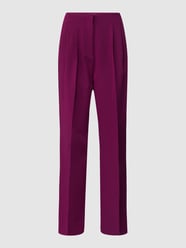 Broek met bandplooien, model 'Viangy' van Vila Fuchsia - 40