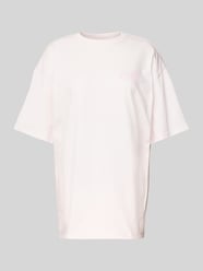 Oversized T-Shirt mit Label-Print von Review Pink - 44