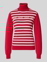 Slim Fit Rollkragenpullover aus Viskose-Mix in Strick-Optik von LIU JO SPORT - 17