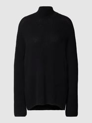 Sweter z dzianiny z obniżonymi ramionami model ‘BELLA’ od Only Czarny - 42